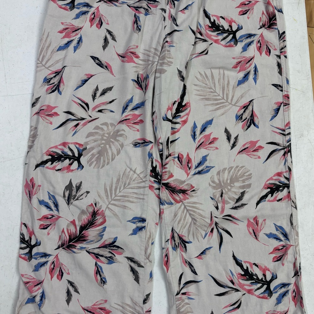 Briggs Linen Blend Striped & Floral Wide Leg Pants Bundle XL - Picture 10 of 16